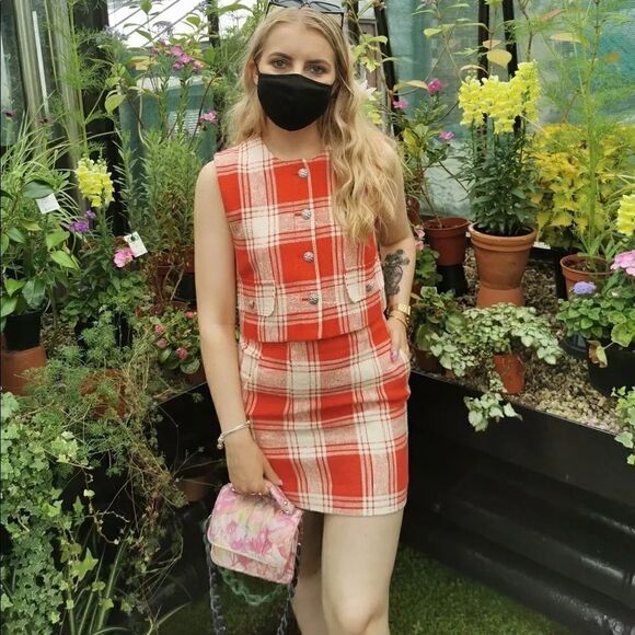 ZARA TEXTURED WEAVE MINI SKIRT - Picture 9 of 13